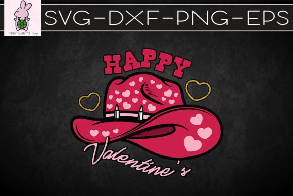 Happy Valentine s Day Western Hat