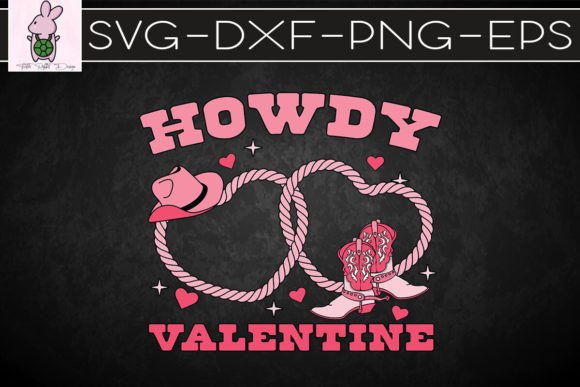 Howdy Valentine Cowboy Hat Boots