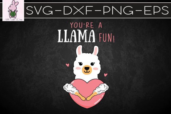 Llama Fun Valentine SVG